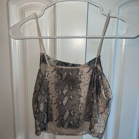 Snake print crop top - Picture 4 of 5